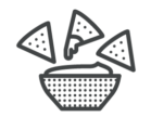 Icône bol de nachos