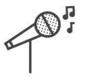 Icône micro karaoké